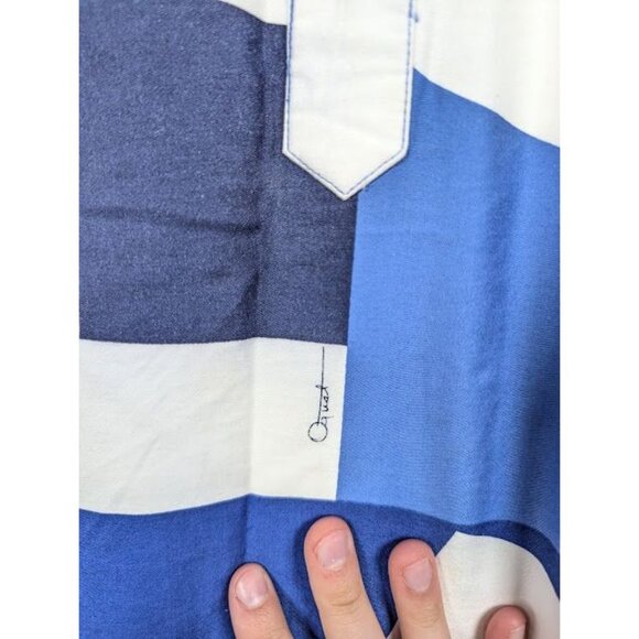 Vintage Catherine Ogust Penthouse Gallery Dress Medium Artsy 70s Signed Tunic - Picture 4 of 9